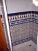 Shower of village house to rent in Torrox, Spain.